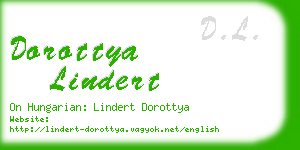 dorottya lindert business card